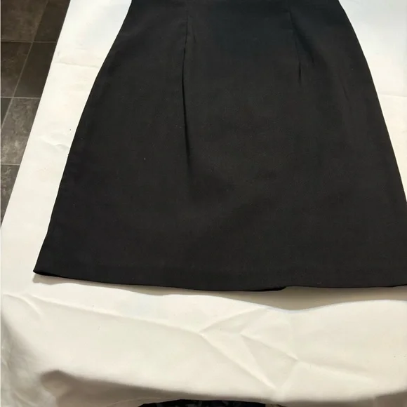 Taboo Black Dress With Polka Dot Bodice. Cocktail/Party Dress with Ultra Chic M - Picture 2 of 9